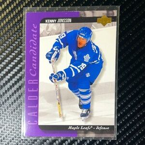 Kenny Jonsson 1995 Toronto Maple Leafs Upper Deck #530 Trading Card VINTAGE
